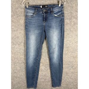 KUT from the Kloth Skinny Jeans Women's Size 2 Blue Denim Mid-Rise‎